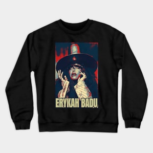 Hati ERYKAH badu Crewneck Sweatshirt